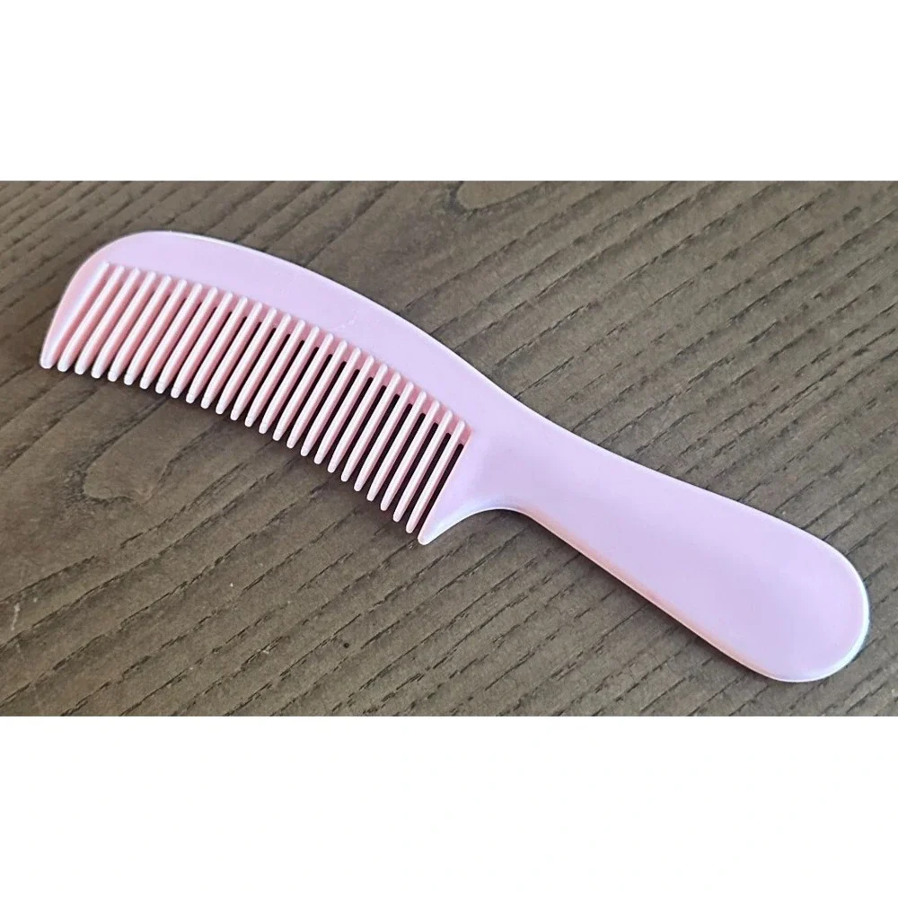 Vintage 80s GOODY Plastic Super Hair Comb‎ Purse Size Unbreakable Pink USA